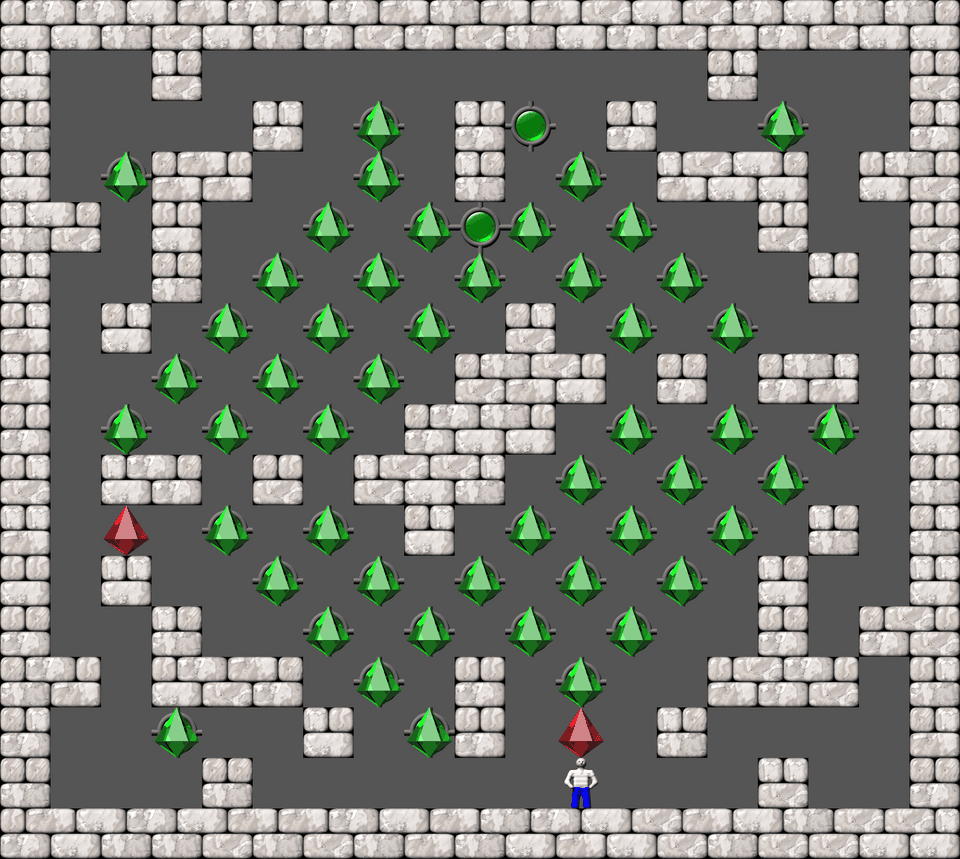 Sokoban Mass Remodel level 1600